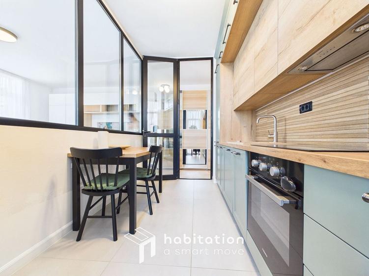 Apartament cu 2 camere semidecomandat, mobilat în Central