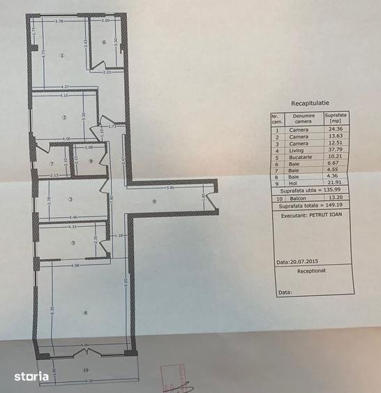 Apartament cu 4 camere, mobilat în Șoseaua Nordului