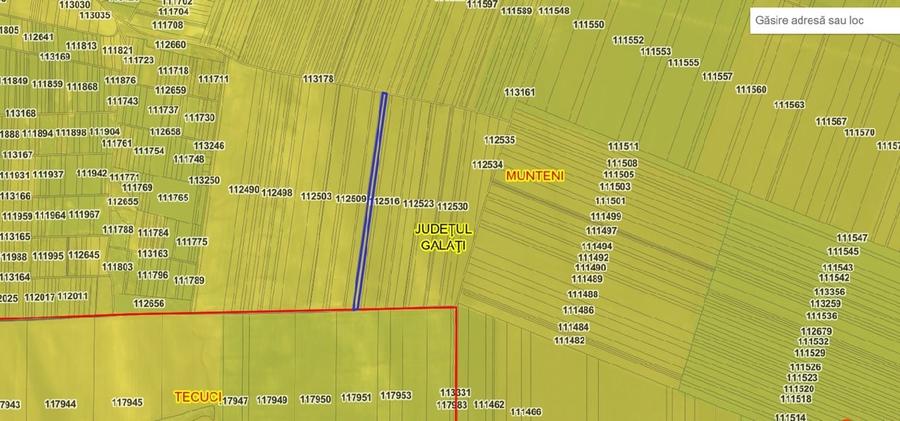 Teren agricol extravilan de 10098 mp, în Munteni