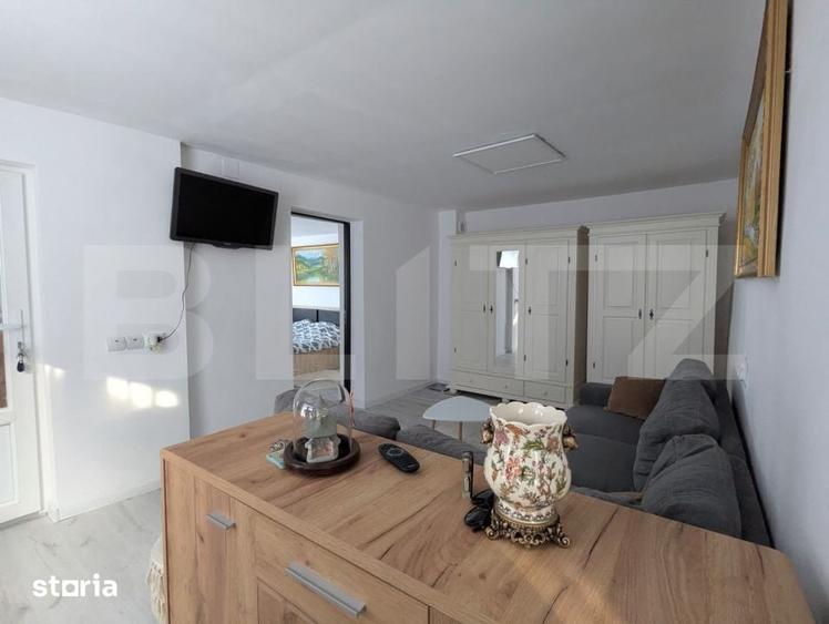 Casă cu 2 camere semidecomandat cu Teren 1000 Mp în Feleacu