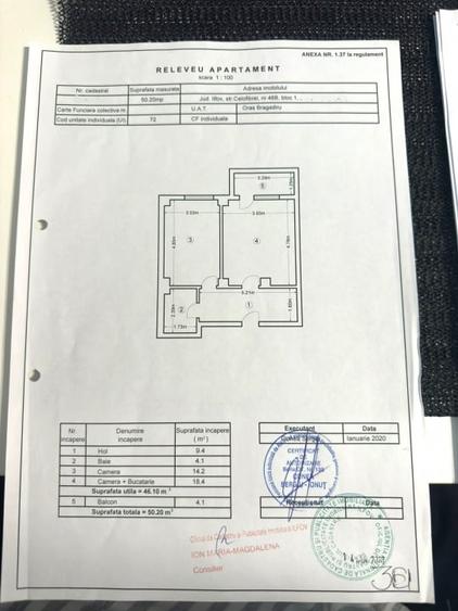 Apartament cu 2 camere decomandat, mobilat în Bragadiru