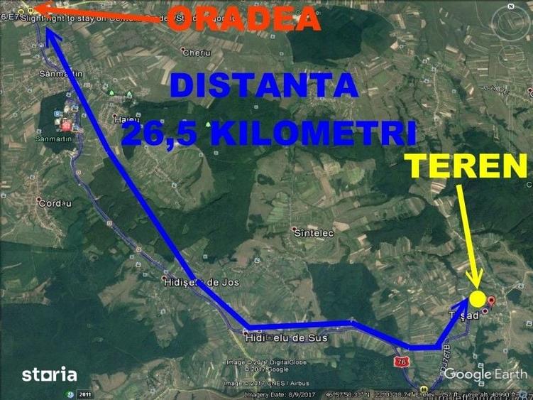 Teren de 3164 mp, în Drăgești