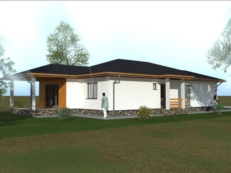 Casă cu 4 camere în Ivănești