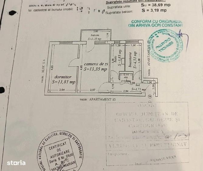 Apartament cu 2 camere nedecomandat, mobilat în Casa de Cultură
