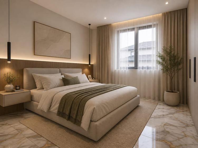 Apartament cu 3 camere decomandat în Chiajna