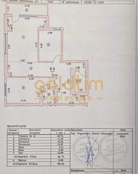 Apartament cu 3 camere decomandat, mobilat în Pipera