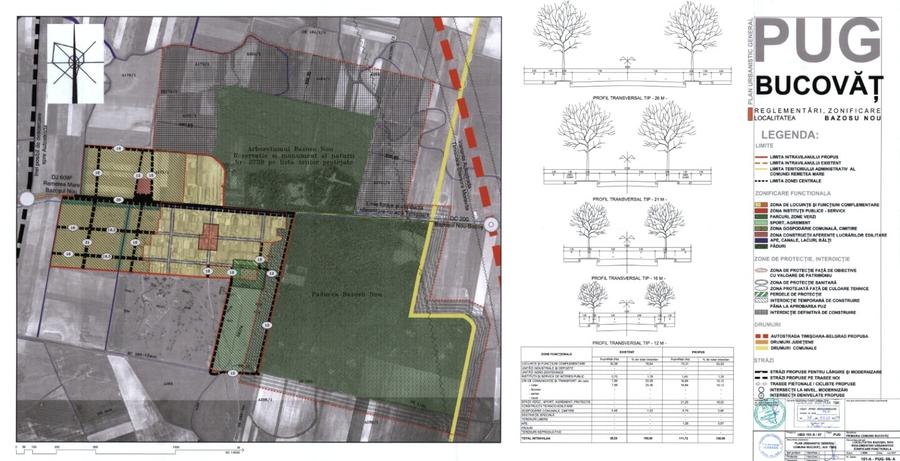 Teren Construcții intravilan de 1136 mp, în Bazoșu Nou