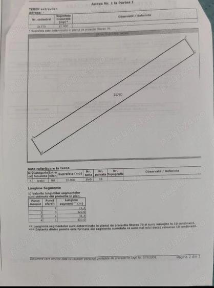 Teren de 25000 mp, în Făcăeni