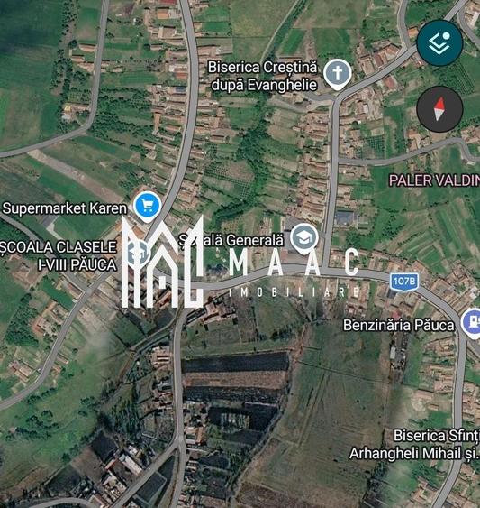 Casă individuală cu 3 camere cu Canalizare în Păuca
