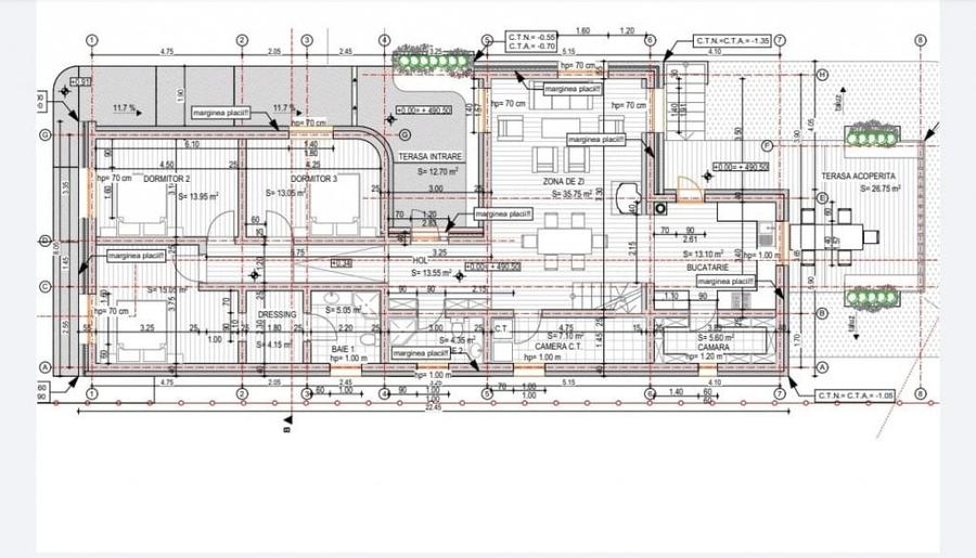 Casa Individuala pe Un Nivel | 172.5 mp Utili | Teren 1.46 - 3