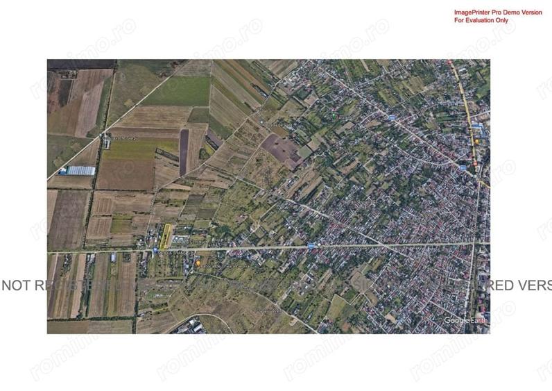 Teren de 3700 mp, în Exterior Vest