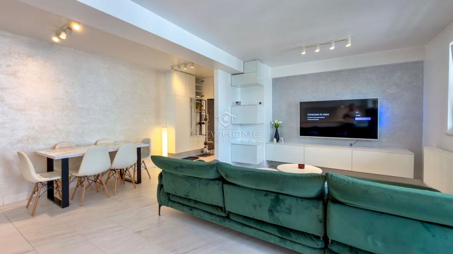 Apartament cu 2 camere semidecomandat, mobilat în Între Lacuri