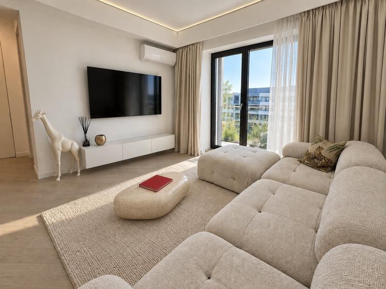Apartament cu 2 camere decomandat, mobilat în Pipera