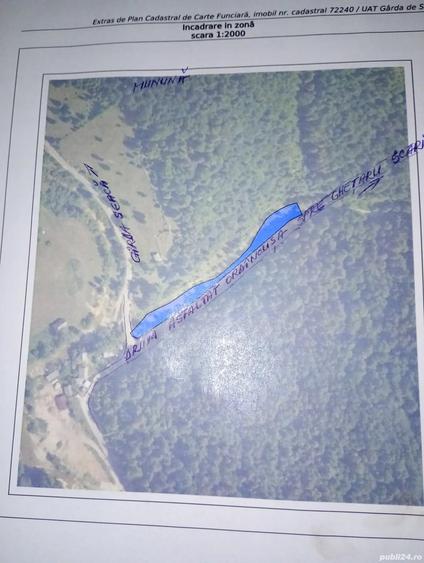Teren de 2300 mp, în Vest