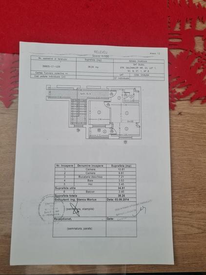 Apartament cu 2 camere decomandat în Chiajna