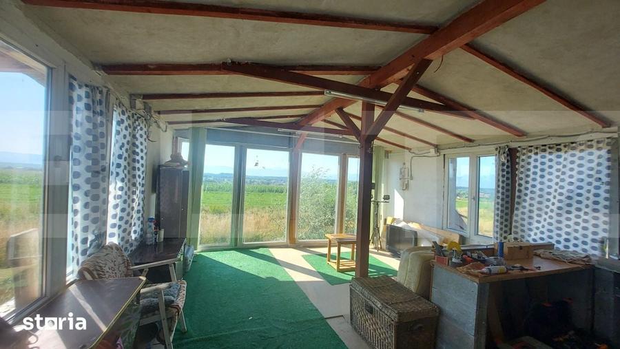 Casă cu 2 camere cu Teren 450 Mp în Ilieni