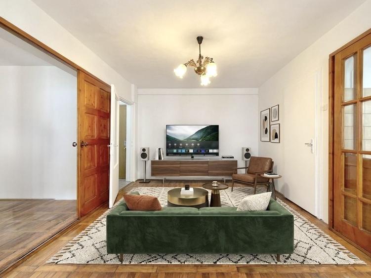Apartament cu 2 camere nedecomandat în Tipografilor
