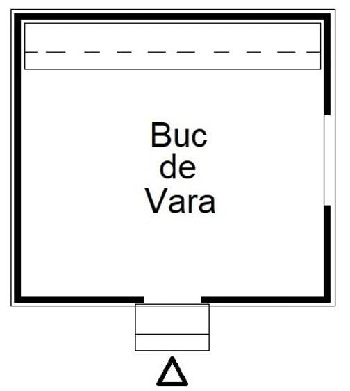 Casă individuală cu 2 camere cu Teren 8000 Mp în Plopi