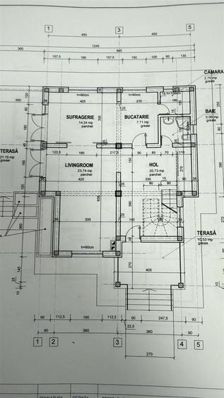 Casă cu 4 camere cu Teren 500 Mp în Lețcani