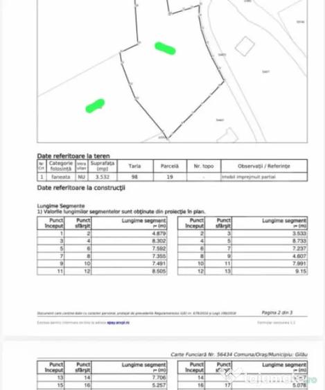 Teren pentru cabane, 6785 mp, la asfalt, zona Muntele Rece - 1