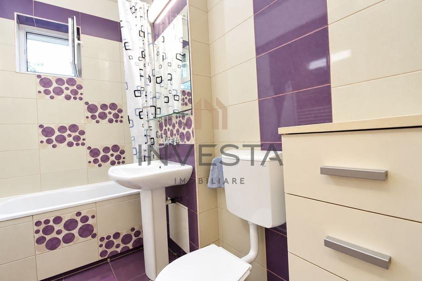 Apartament cu 3 camere semidecomandat, mobilat în Plopilor