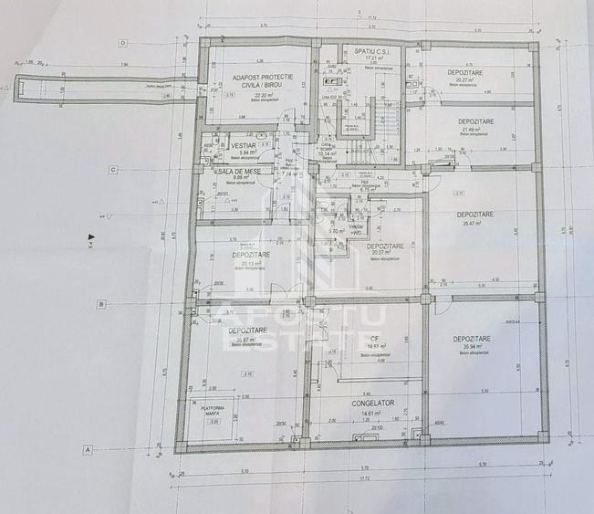 Spațiu comercial, de 1,000 mp, în Torontalului