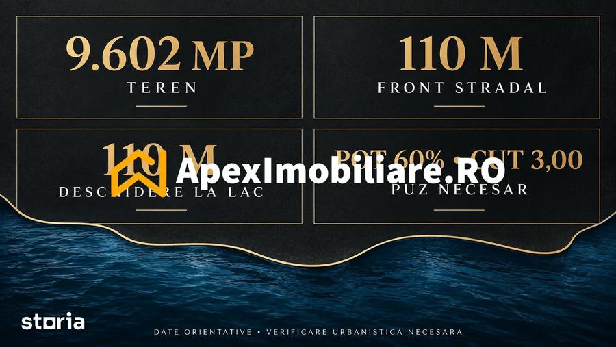 Teren intravilan 9.602 mp Sisesti | 110 m la Lacul Grivita - 1