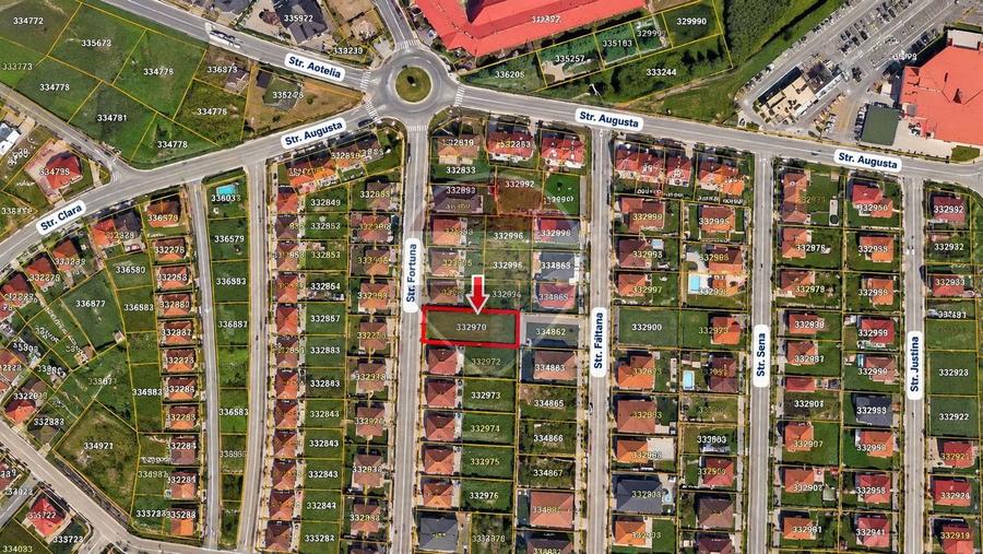 Teren Construcții intravilan de 432 mp, în Vladimirescu