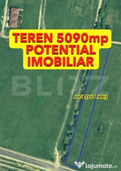 Teren de 5090 mp, în Central