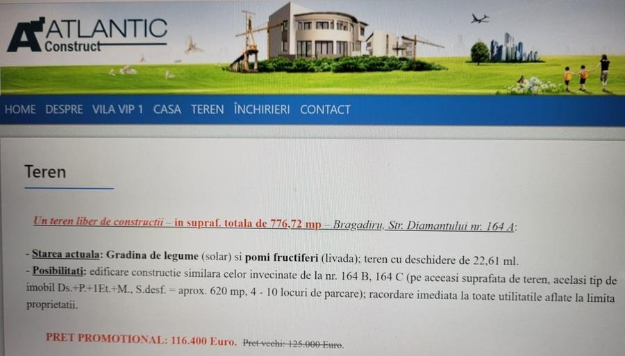Casă individuală cu 14 camere cu Teren 2090 Mp în Central