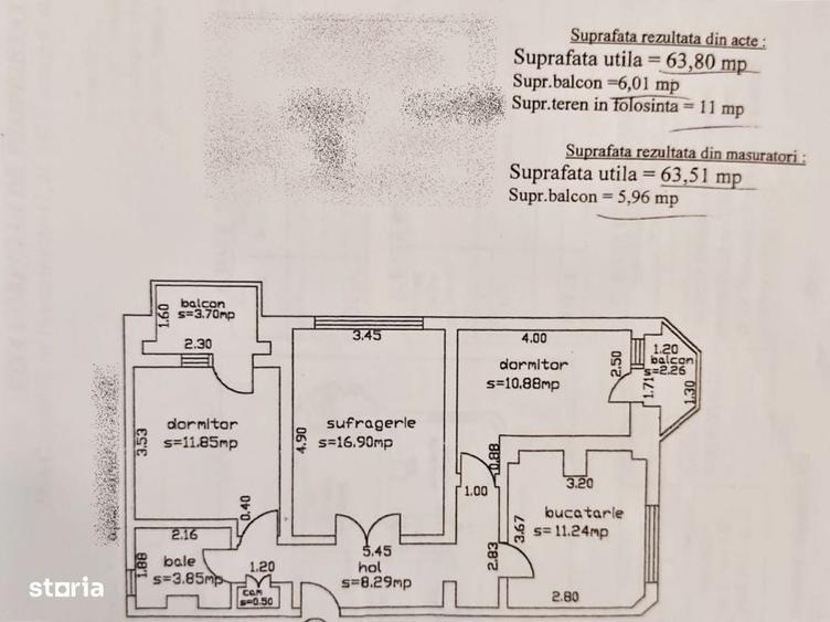 Apartament cu 3 camere decomandat în Faleza Nord