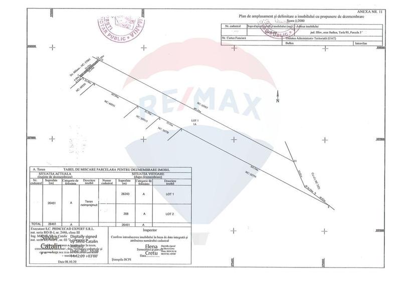Teren Construcții intravilan de 26243 mp, în Periferie