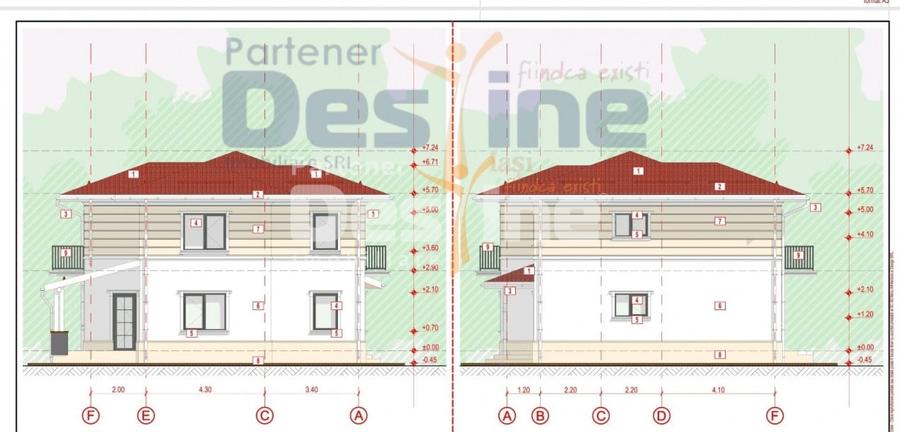 Casă individuală cu 4 camere cu Teren 407 Mp în Miroslava
