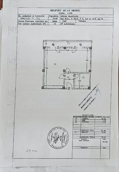 Apartament cu 2 camere decomandat în Militari