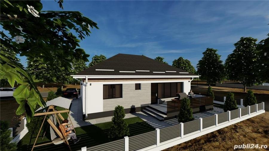 Casă individuală cu 3 camere cu Teren 300 Mp în Central