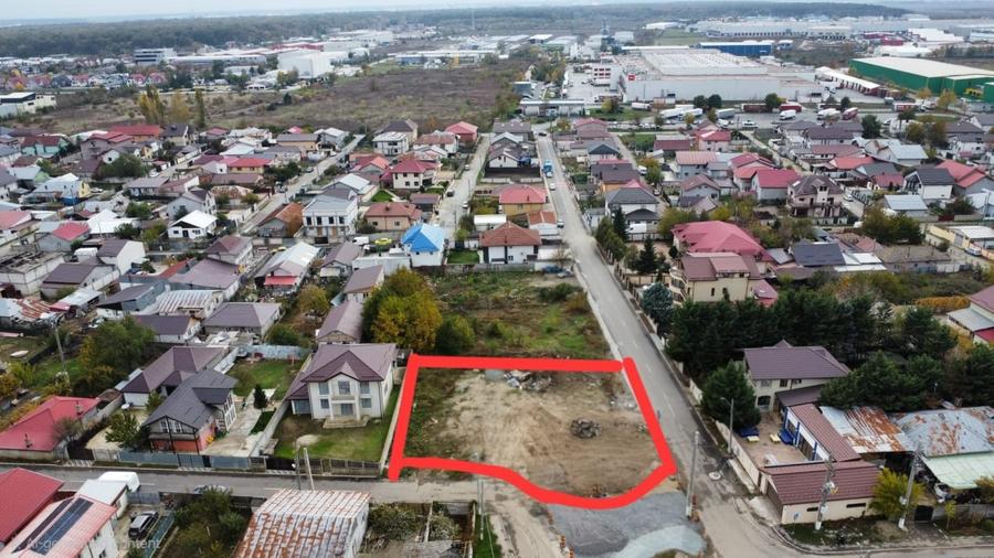 Teren Construcții intravilan de 1269 mp, în Ștefăneștii de Jos