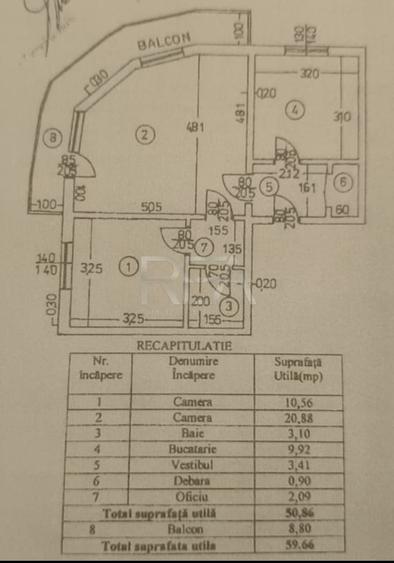 Apartament cu 2 camere decomandat, mobilat în Drumul Taberei