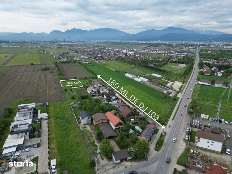 Teren de 965 mp, în Sânpetru