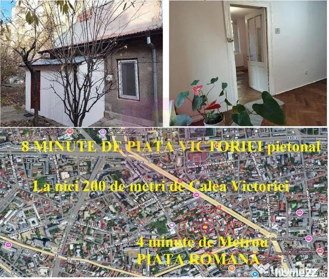 Casă cu 2 camere cu Teren 39 Mp în P-ța Romană