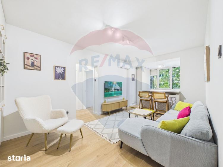 Apartament cu 2 camere, mobilat în Pajura