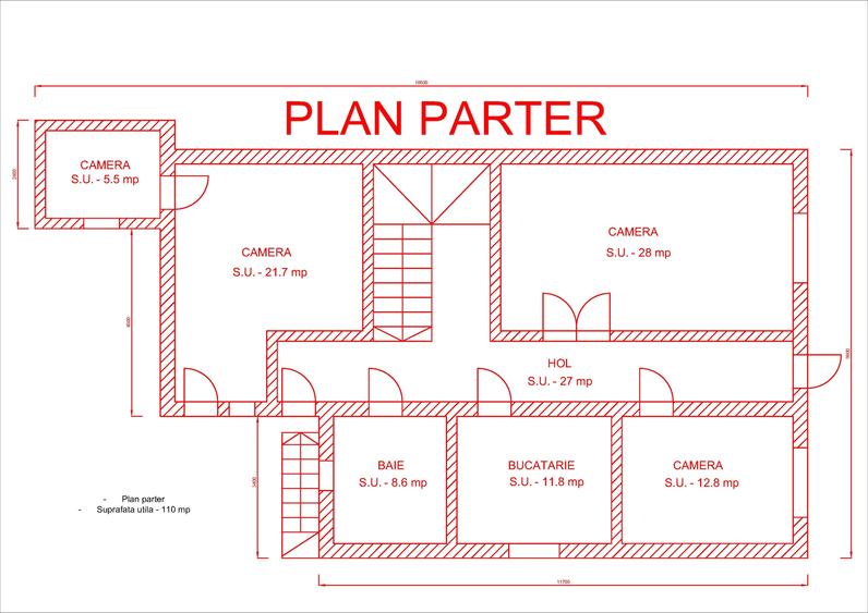 Casă cu 9 camere cu Teren 567 Mp în Central