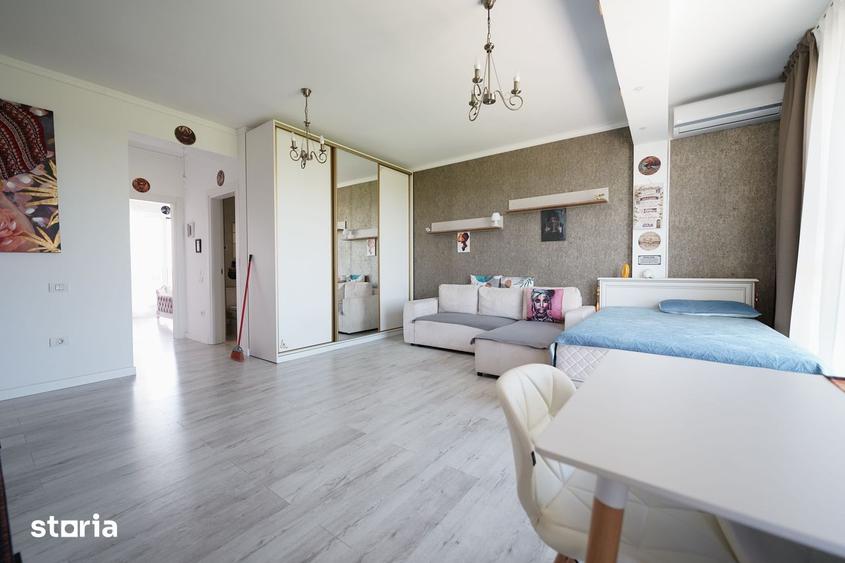 Apartament cu 2 camere, mobilat în Tunari