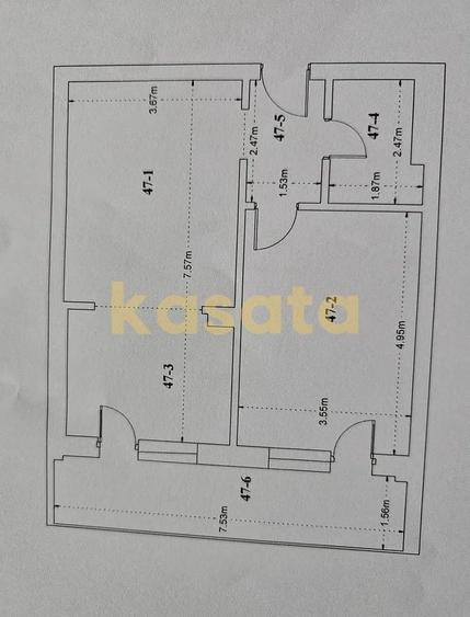Apartament cu 2 camere semidecomandat în Vest