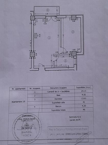 Apartament cu 2 camere semidecomandat în Tractorul