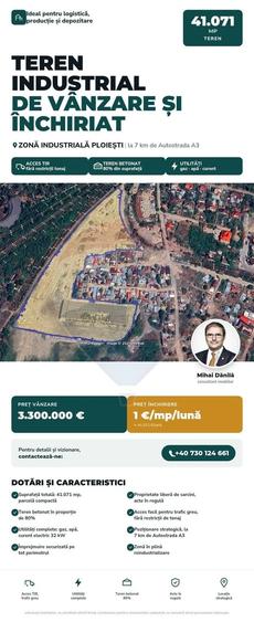 Teren de 41071 mp, în Vest