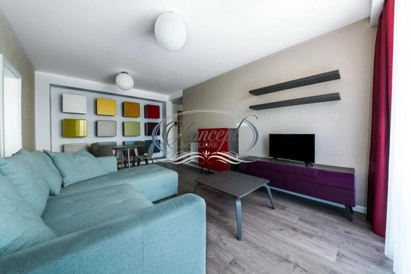 Apartament cu 2 camere semidecomandat, mobilat în Calea Turzii