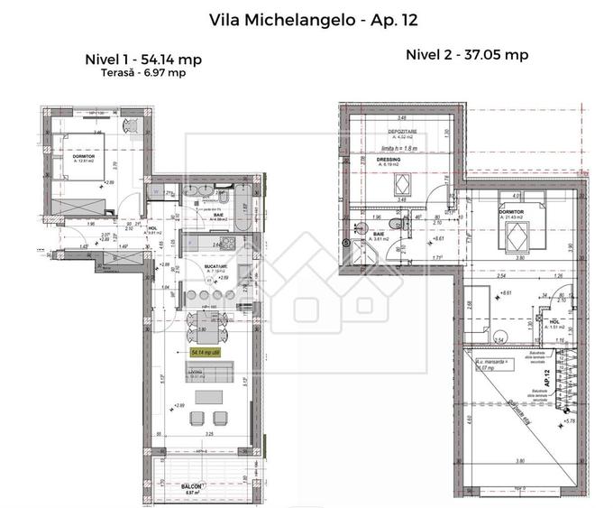 Apartament cu 3 camere în Cristian