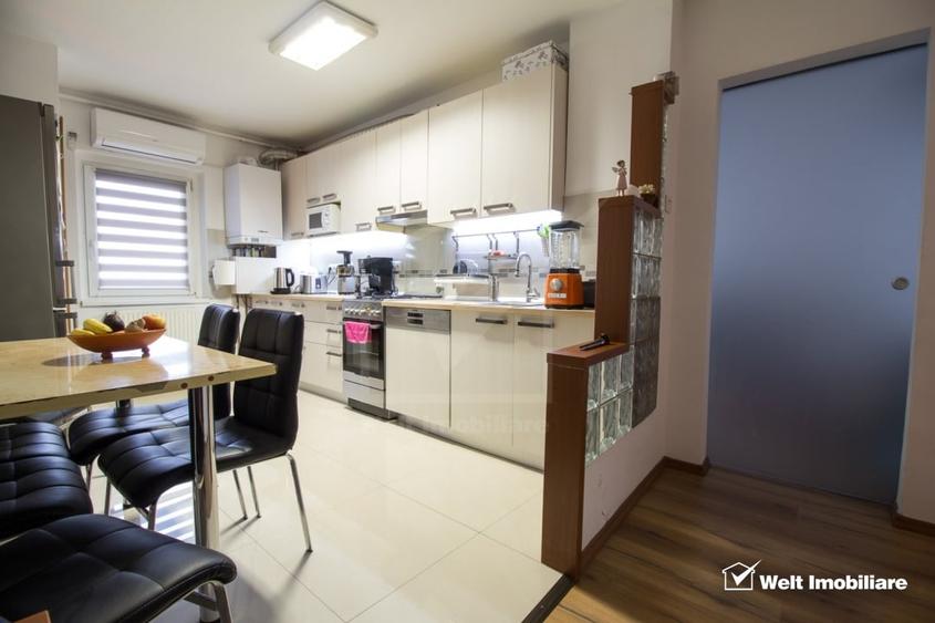 Apartament cu 3 camere semidecomandat, mobilat în Mănăștur