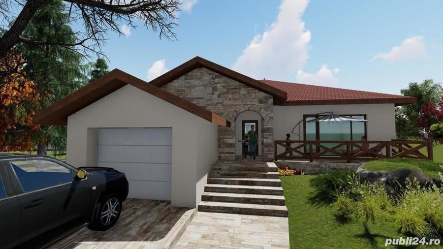 Casă cu 3 camere cu Teren 1124 Mp în Șauaieu