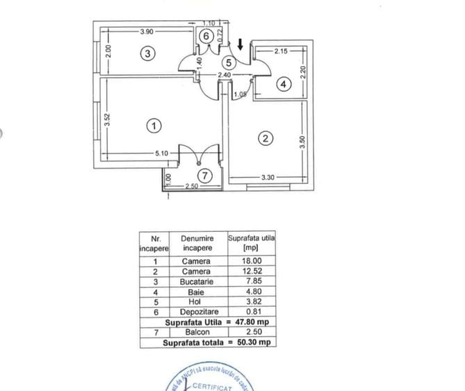 Direct proprietar apartament 2 camere + loc de parcare - 4